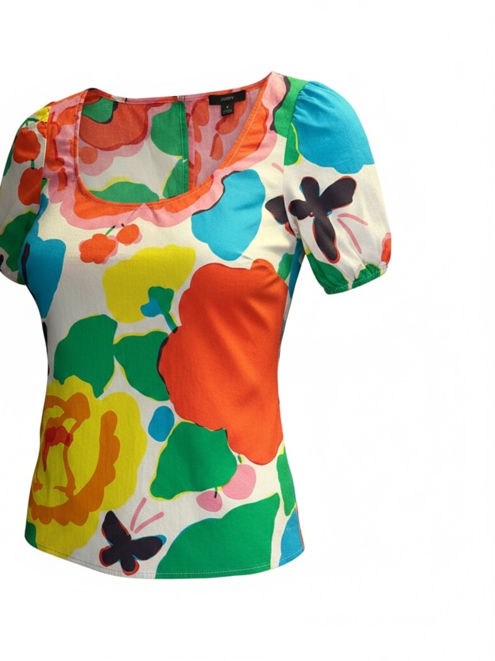 J Crew Re-Imagined floral cotton top 8